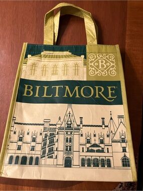 Biltmore Estate NC Reusable Tote Bag - Green Shopper - Asheville North Carolina